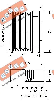 Alternator Freewheel Clutch
