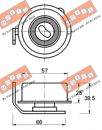 Tensioner Pulley, timing belt