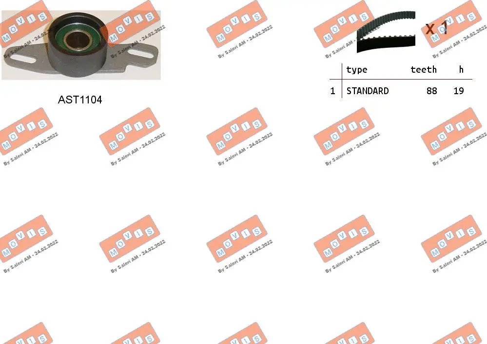 Timing Belt Kit (ASTK1060)