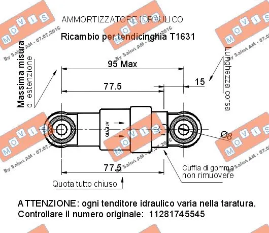 Vibration Damper, V-ribbed belt