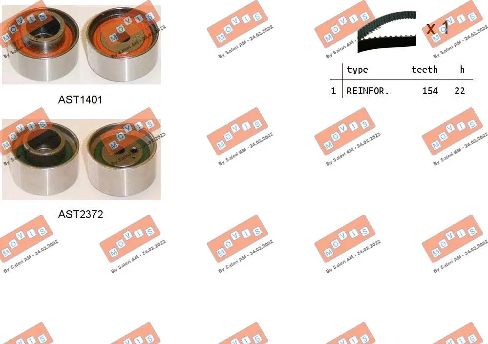 Timing Belt Kit (ASTK1228)