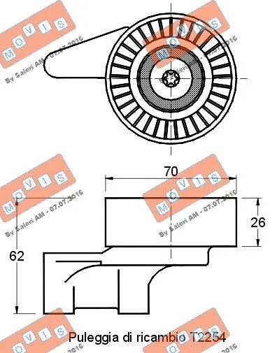 Belt Tensioner, V-ribbed belt