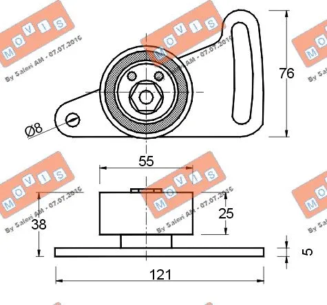 Tensioner Pulley, timing belt