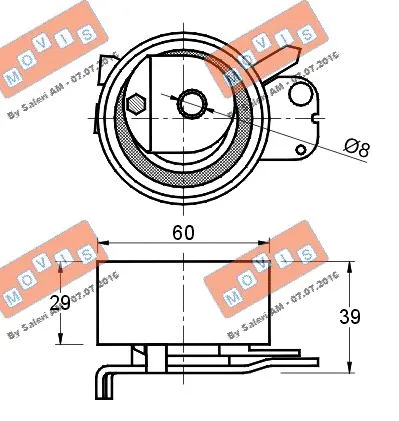 Tensioner Pulley, timing belt