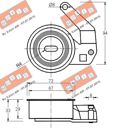 Tensioner Pulley, timing belt