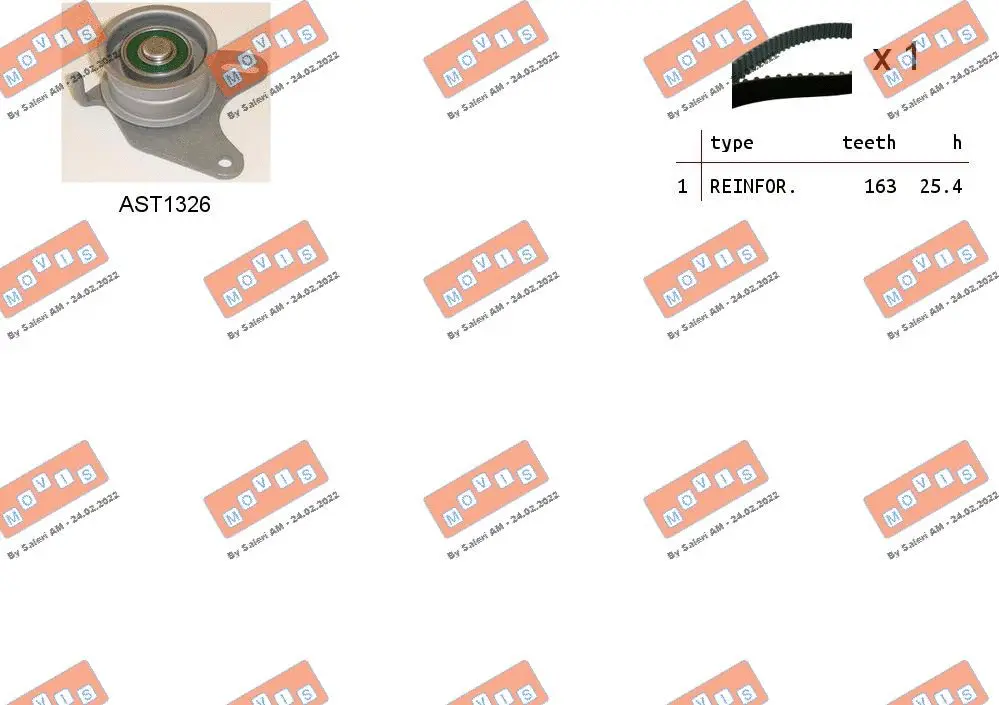 Timing Belt Kit (ASTK1246)