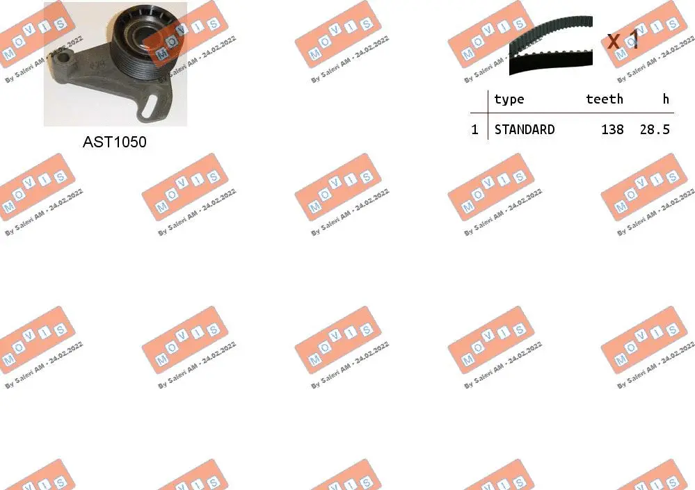 Timing Belt Kit (ASTK0976)