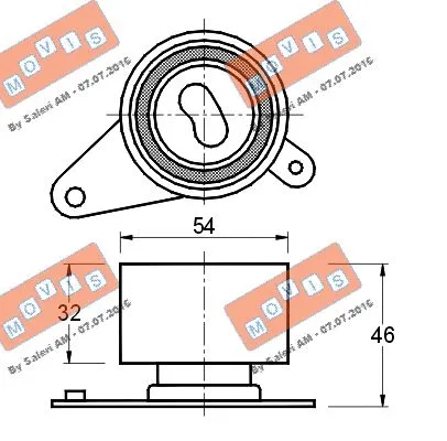 Tensioner Pulley, timing belt