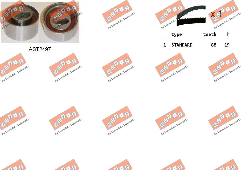 Timing Belt Kit (ASTK1153)