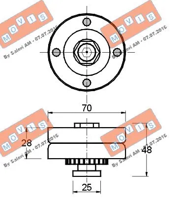 Belt Tensioner, V-ribbed belt