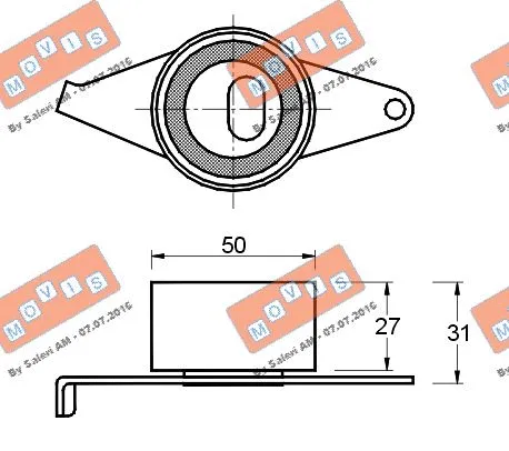 Tensioner Pulley, timing belt