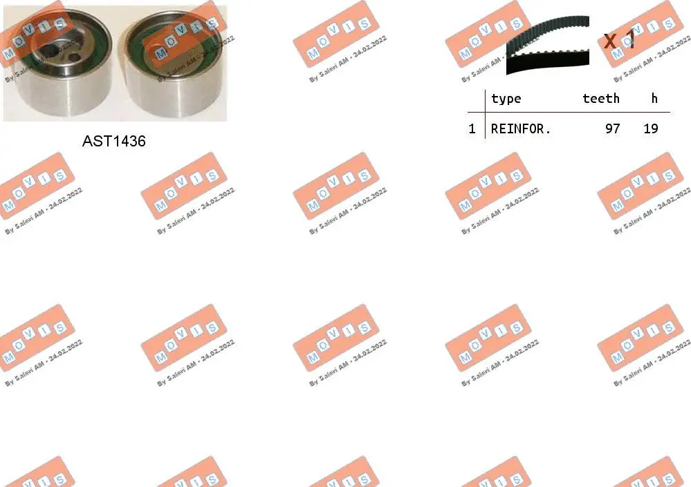 Timing Belt Kit (ASTK1266)