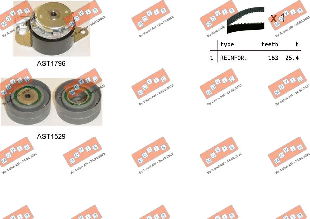 Timing Belt Kit (ASTK0905)