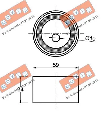 Tensioner Pulley, timing belt