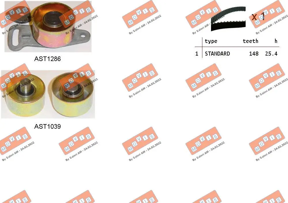 Timing Belt Kit (ASTK1136)