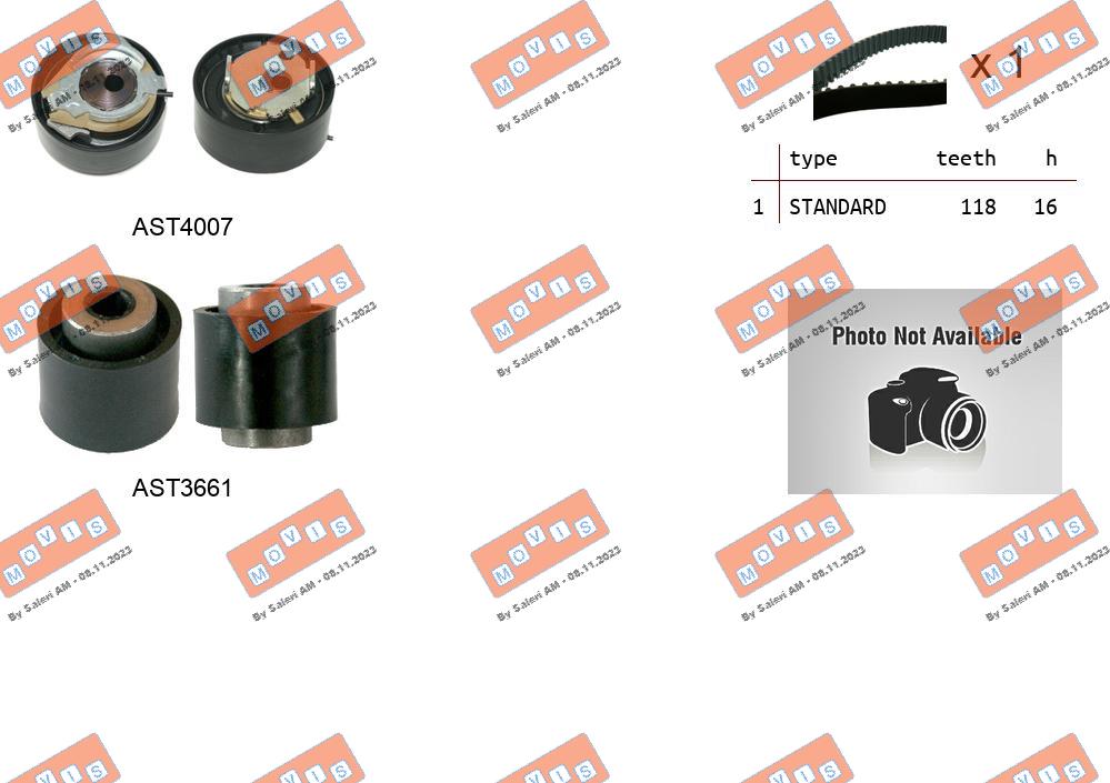 Timing Belt Kit (ASTK1304)
