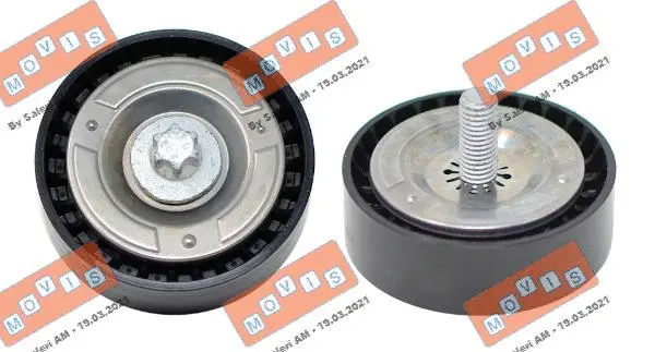 Deflection/Guide Pulley, V-ribbed belt (AST3935)