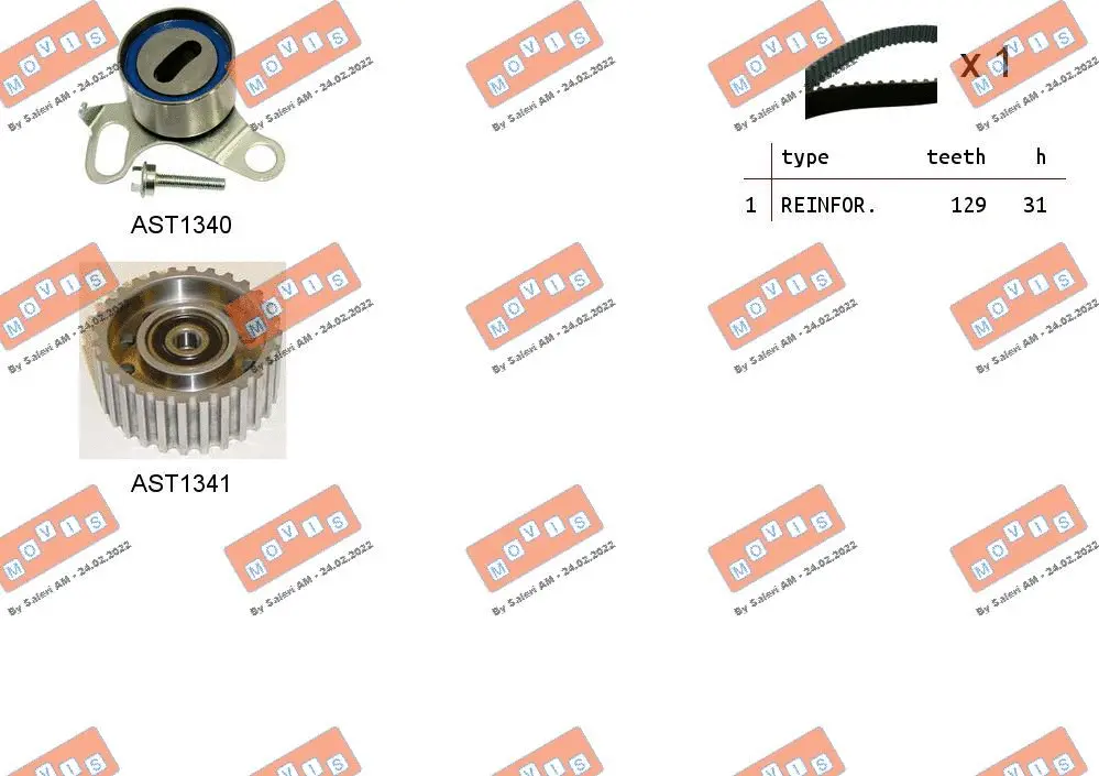 Timing Belt Kit (ASTK0877)