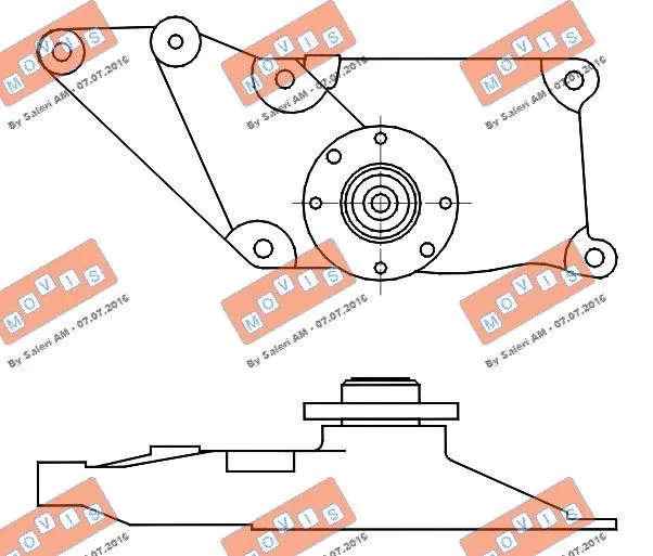 Belt Tensioner, V-ribbed belt