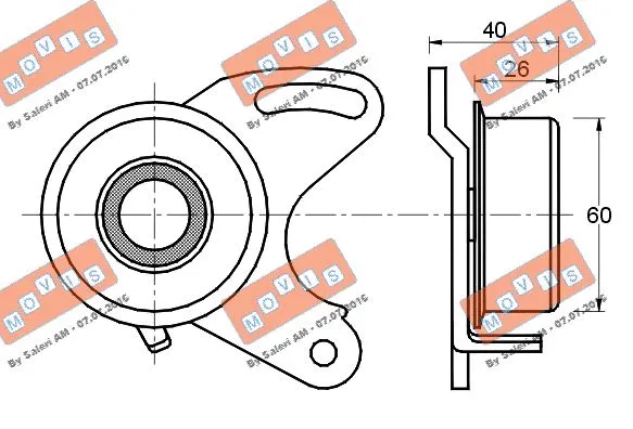 Tensioner Pulley, timing belt