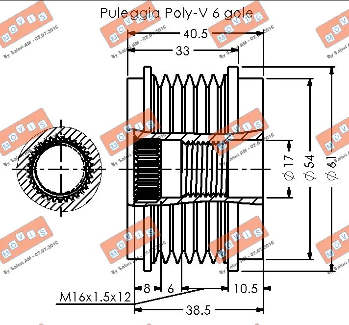 Alternator Freewheel Clutch
