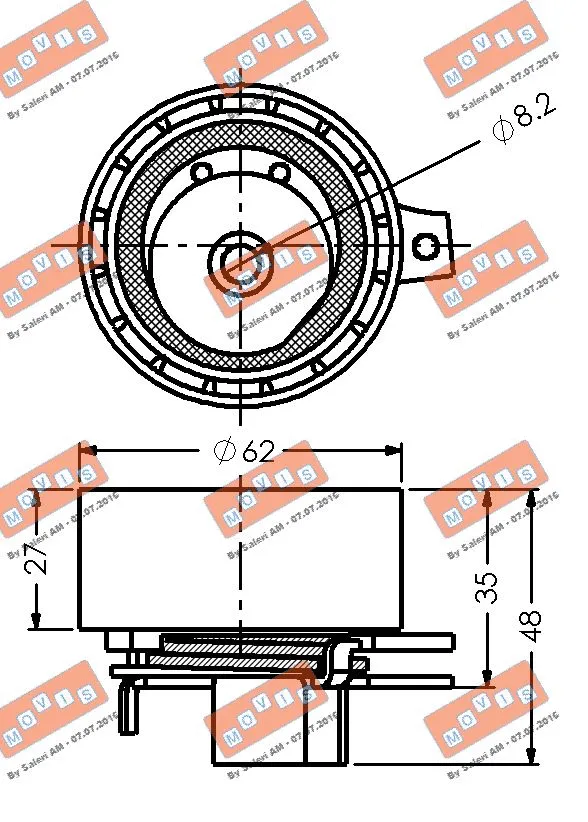 Tensioner Pulley, timing belt