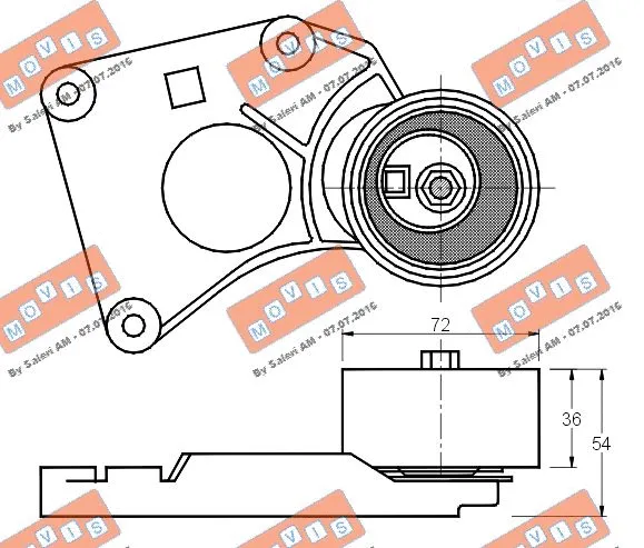 Tensioner Pulley, timing belt
