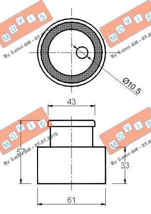 Tensioner Pulley, timing belt