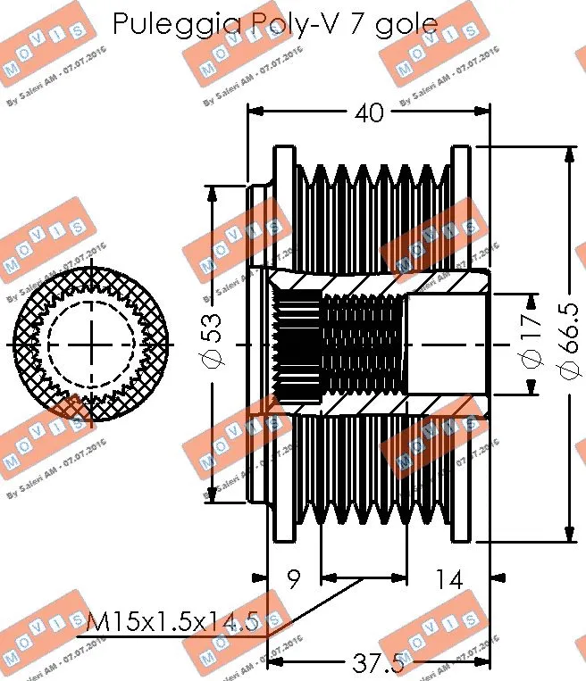 Alternator Freewheel Clutch