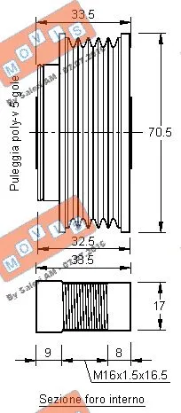 Alternator Freewheel Clutch