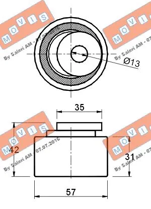 Tensioner Pulley, timing belt