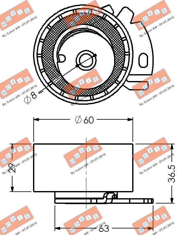 Tensioner Pulley, timing belt