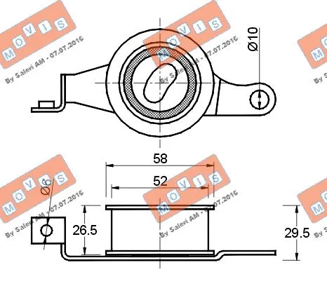 Tensioner Pulley, timing belt
