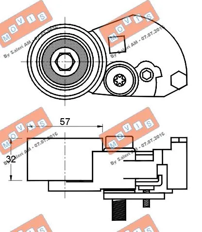Tensioner Pulley, timing belt