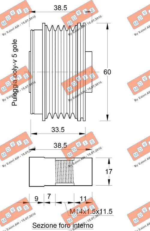 Alternator Freewheel Clutch