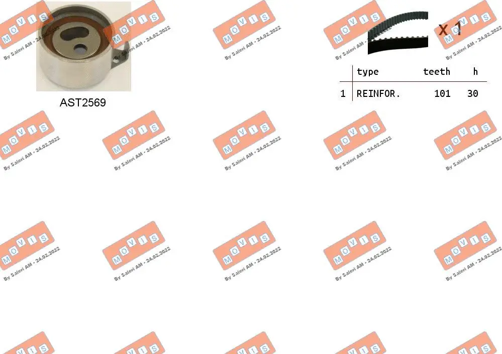 Timing Belt Kit (ASTK1235)