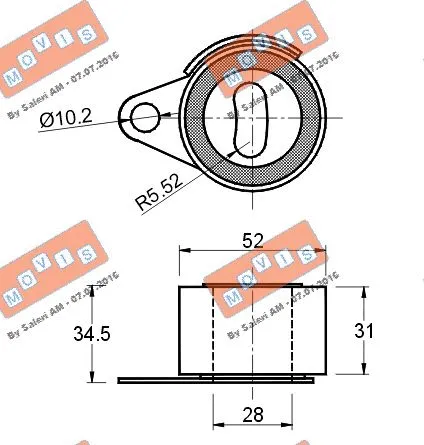 Tensioner Pulley, timing belt