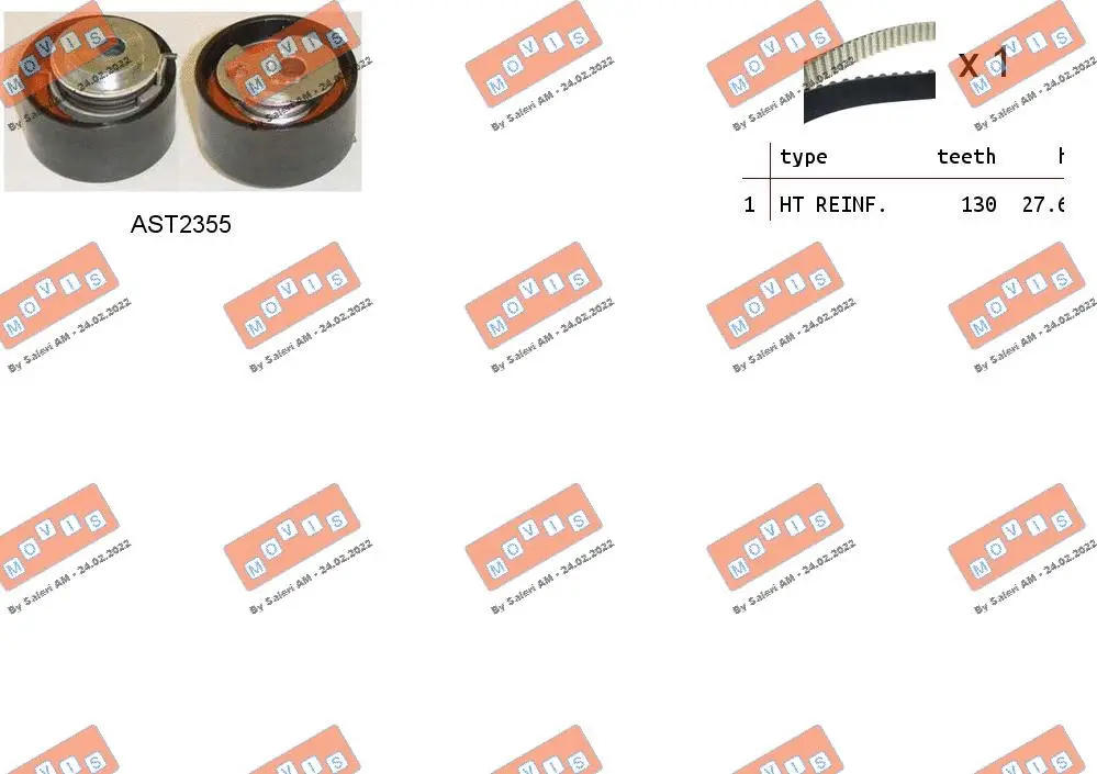 Timing Belt Kit (ASTK0920)