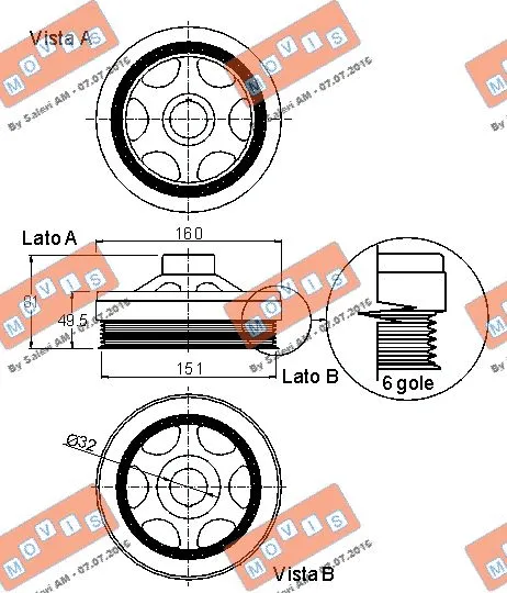 Belt Pulley, crankshaft