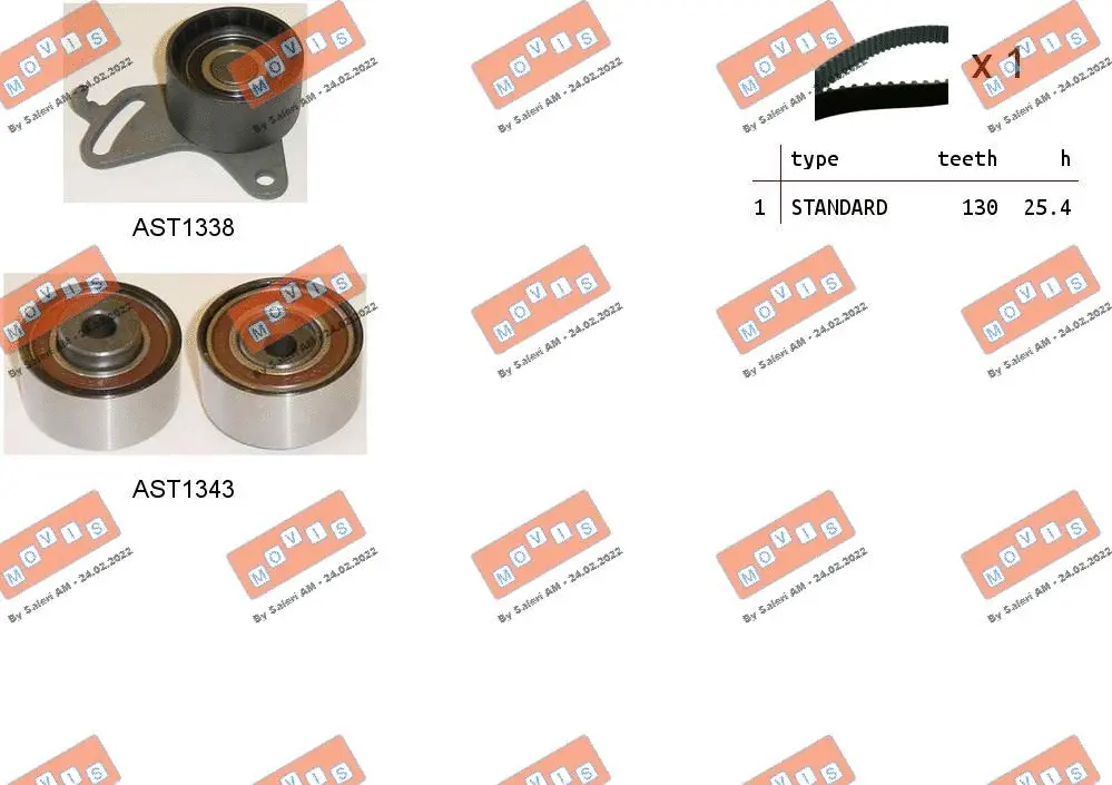 Timing Belt Kit (ASTK0873)