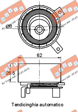 Tensioner Pulley, timing belt