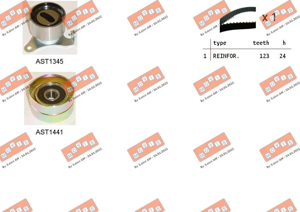 Timing Belt Kit (ASTK0989)