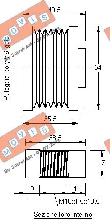 Alternator Freewheel Clutch