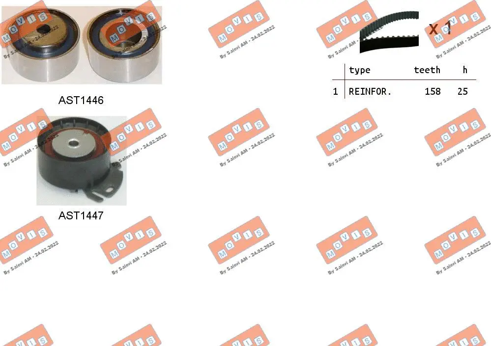 Timing Belt Kit (ASTK0839)