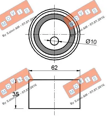 Tensioner Pulley, timing belt