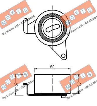 Tensioner Pulley, timing belt