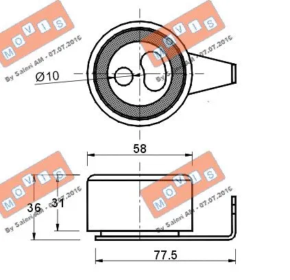 Tensioner Pulley, timing belt