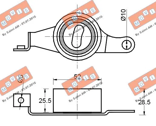 Tensioner Pulley, timing belt