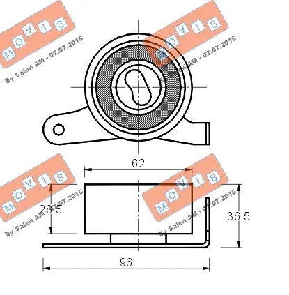 Tensioner Pulley, timing belt