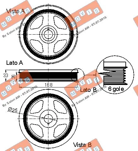 Belt Pulley, crankshaft